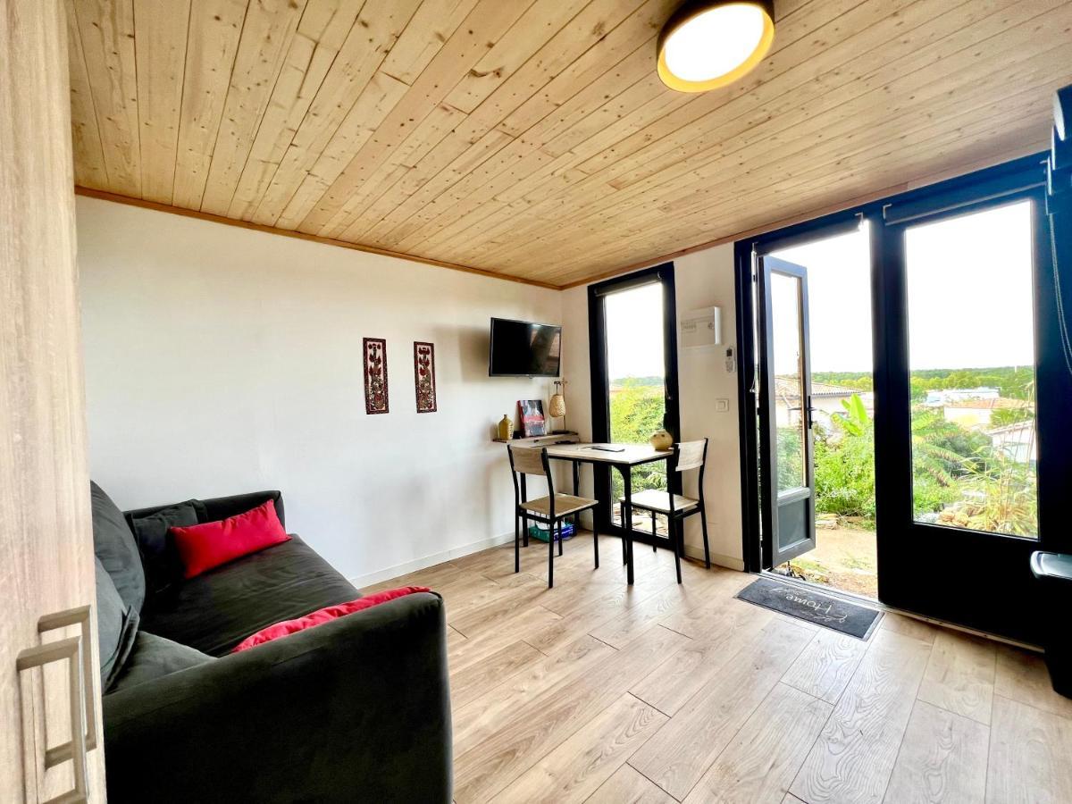 Charmant Studio Lodge Climatise Avec Jardin Et Vue Sur Le Pic Saint Loup Jacou Esterno foto